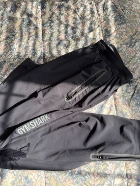 Gymshark Black APEX Performance Joggers with Zip Details